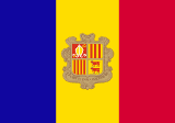 Principauté d'Andorre flag